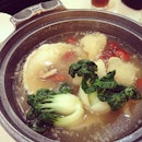 Herbal Cod Fish Soup !