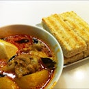 Curry Chicken & Ciabatta Toast