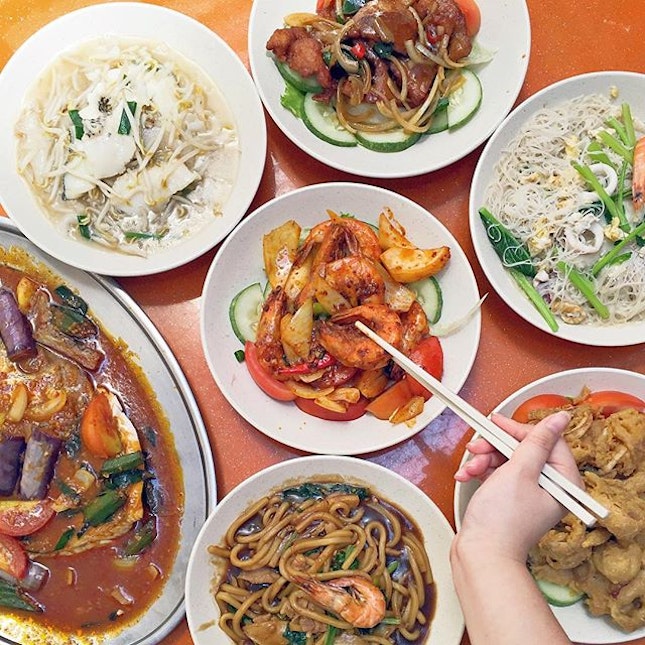 Assorted Zi Char Dishes