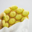 Pandan Eggette - Crisp on the outside, soft & slightly chewy inside.