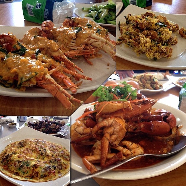 啊哈午餐愉快！謝謝 @jasper0228 的介紹 哈哈哈哈！👍 #lobster #crab #food