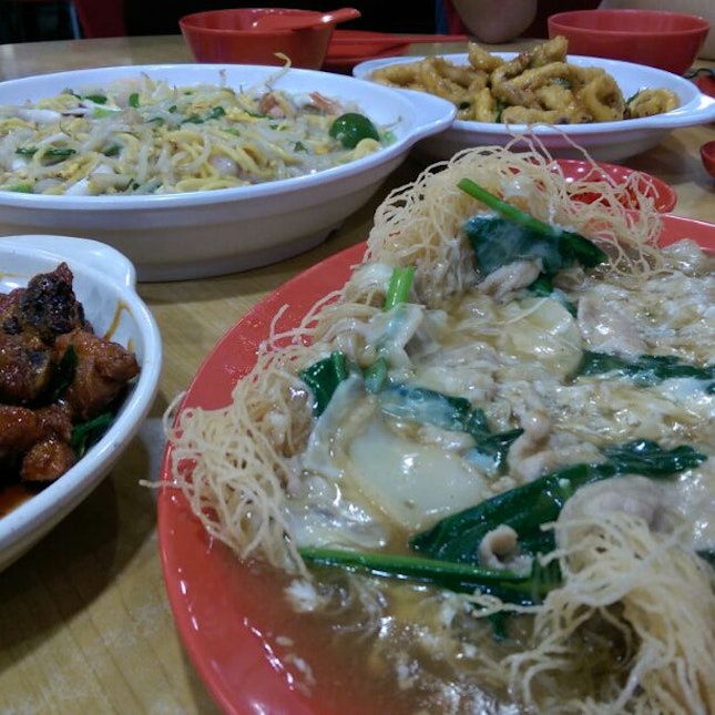 Good Zi Char - Fujian Noodles, Marmite Chicken