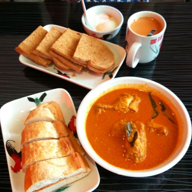 Curry Chicken And Kaya Toast