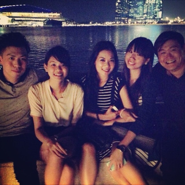 #Esplanade w the group after coy #dinner gathering