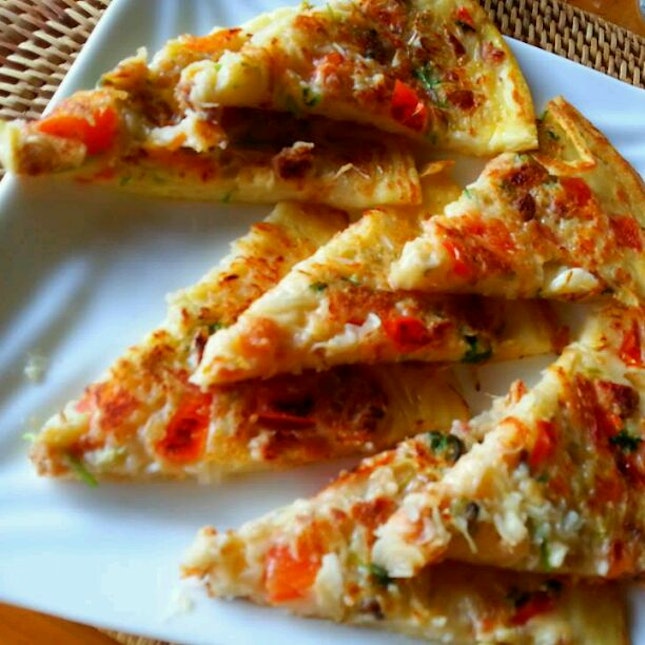 Vietnames Char Grilled Pizza
