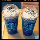 Got these two @starbucks venti frappe  for only 195.