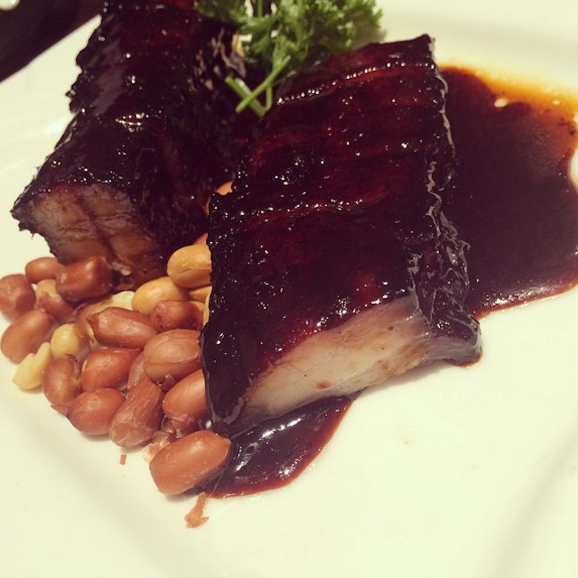 Dinner~ #sgfood #chinesefood #bbqpork #paradisegroup
