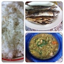 Fried Rice, Galunggong And Monggo