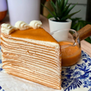 Thai Tea Crepe Cake
