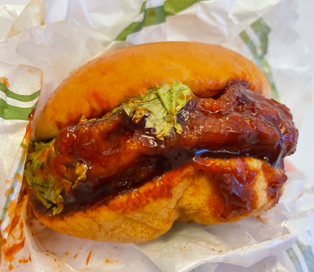 [NEW] Jjang Jjang Chicken Burger ($7.40)
