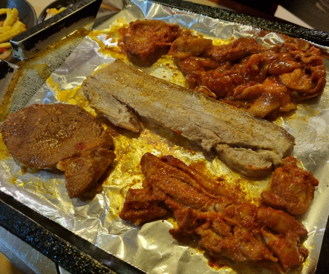 Budget Korean BBQ buffet @$25.80++