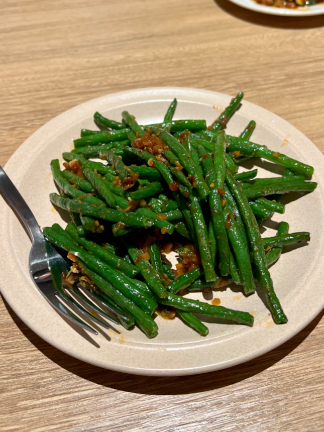 French Beans w XO Sauce ($14.30, S)