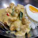 Affordable and generous serving of Salted Egg Chicken