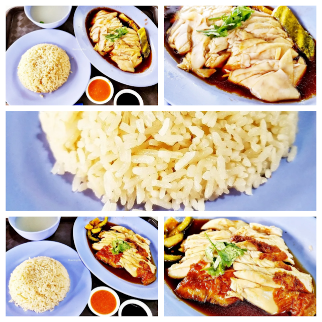 Chicken Rice (SGD $5.50) @ Yishun 925 Hainanese Chicken Rice.