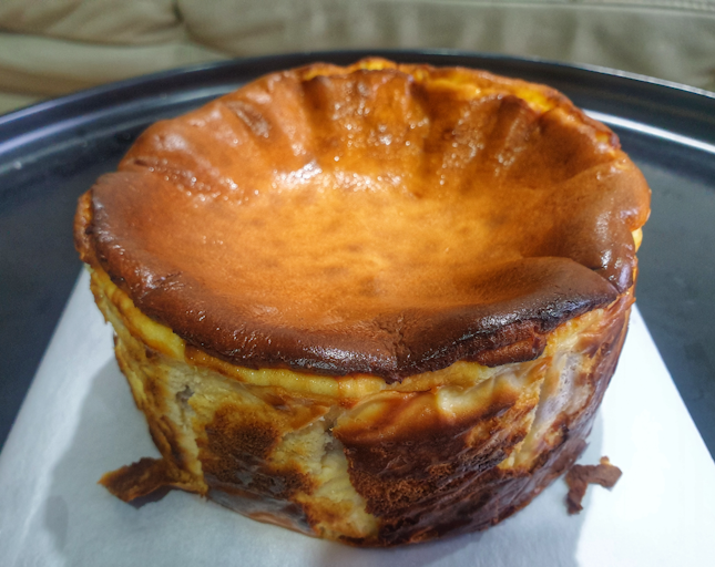 Taro burnt cheesecake