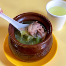 Salted Vegetable Duck Soup [$4.50]