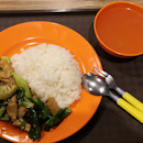 Kailan pork 4.8nett upside +0.8nett(siambu Thai food)