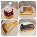 Cherry pistachio + Mille-feuille + Bartlett pear tart + Yatsura