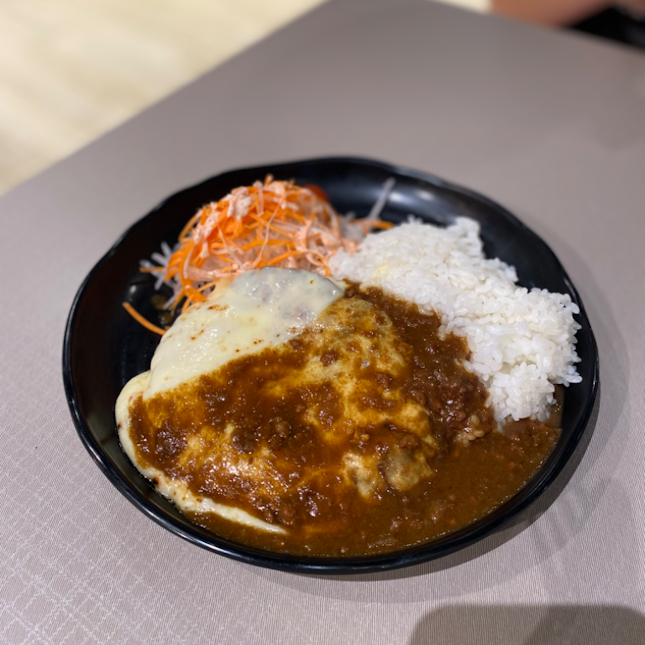 Hamburg Steak with Curry and Cheese $14.8