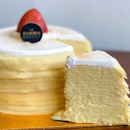 100% Pure 1kg Mao Shan Wang Durian Mille Crepe Cake [$98]