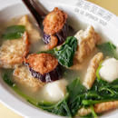 Spinach Soup with Yong Tau Foo