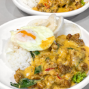 Almost every table here can be seen with a plate of Salted Egg Chicken with Rice ($5.90) with an addition of a sunny side up ($0.60) to complete the meal. 