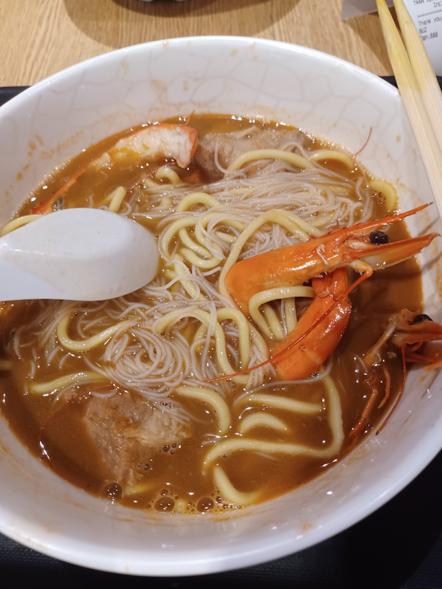 Try this prawn mee!!