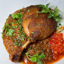 Duck confit with teochew braised risotto ($26)