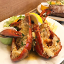 Live Boston Lobster In Garlic Butter & Angus Prime Ribeye Steak @BowensCafeSG | Blk 415 Pandan Gardens #01-119. 