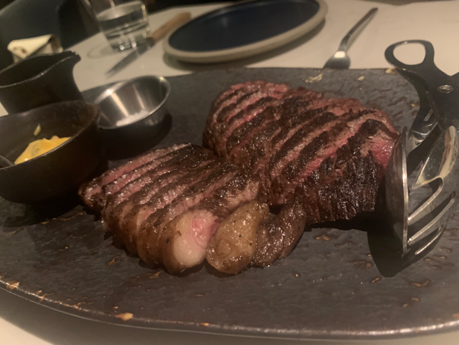 Beautifully cooked steak
