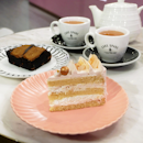 Lychee Rose Cake and Biscoff Cookie Midnight Brownie