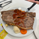 tomahawk pork steak ($15)