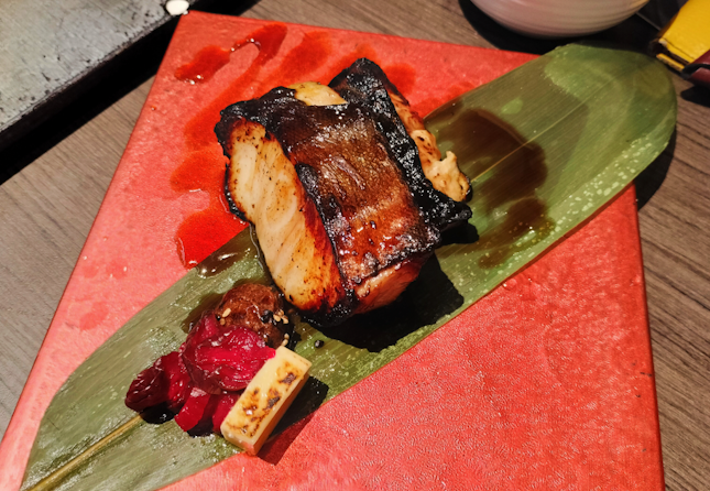 Charcoal Grilled Miso Marinated Black Cod