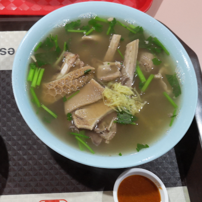 Mixed mutton innards 10.5nett add on penis +2 add on tested +2 (hougang jing jia mutton soup)