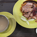 Char siew siobak rice 5nett, duck drumstick 6nett, pepper pork stomach soup 3nett(Yong kee 01-44)