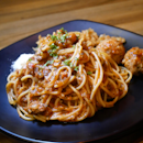 Beef Bolognese with Meatballs