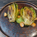 Grilled sucrine lettuce (2nd/8 dish)