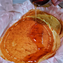 Buttermilk Pancakes with Maple Syrup
