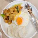 Salted egg chicken with rice