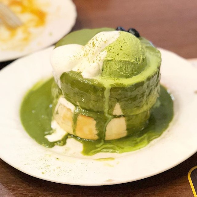 Double Matcha Soufflé from earlier.