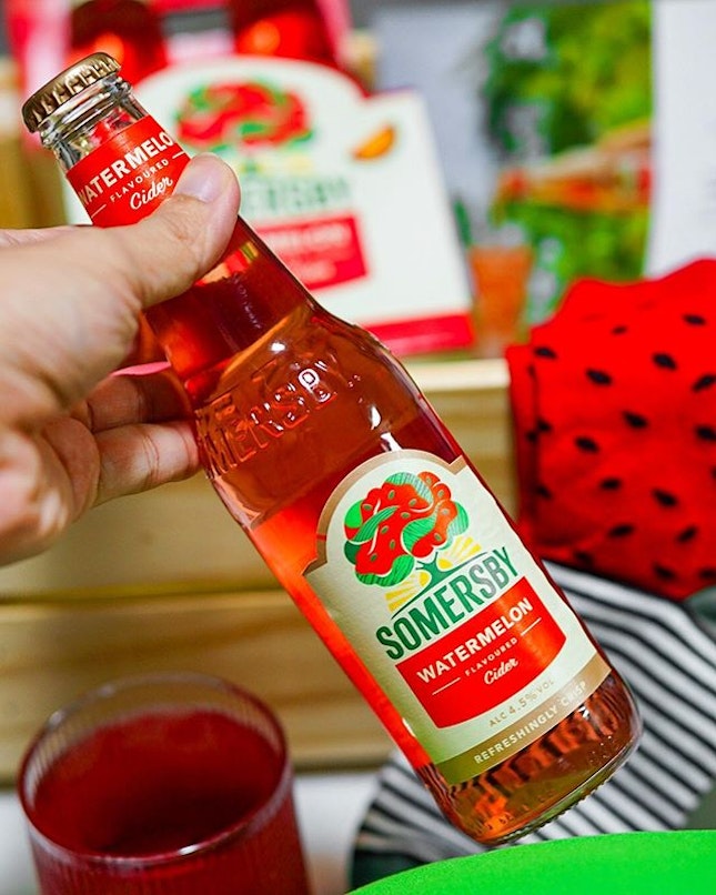 The NEW limited edition Watermelon Cider by @SomersbySG.