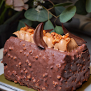 “Nuts Over You” Chocolate Log Cake