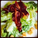 Caesar Salad with Beef Bacon #burpple #foodcoma #foodgasm #foodporn #foodlicious #foodstagram #foodvaganza