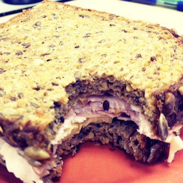 Blackforest Ham With Spicy Gouda Evening Bread Sandwich