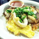 Talay Tord(Seafood omelette)with shiracha-$10