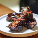 Definitely one of my favourite dish @museamusesg - the 6-day Baby Back Pork Ribs ($16).