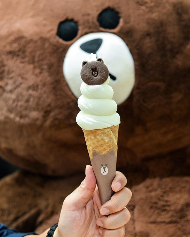 A closer look at the cutest ice cream without the distraction 🤣