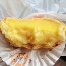 The egg tart from Honolulu coffee was piping hot when we ate it.