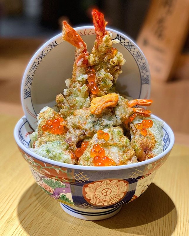 🎉 @kohakutendon launches Singapore’s First ever Sea Urchin Tendon this winter🎉Nine premium treasures of the sea make up this delicious bowl.