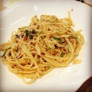 #lunch + #dinner #aglio #olio #pasta #instafood #foodporn #instadaily #delicious #nice #ilovetoeat #foodlover #foreveralone #foodoftheday